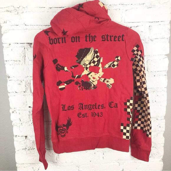 Vintage Y2K Smet Hooded Sweatshirt - Picture 6 of 8